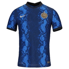 Camisa Inter de Milão I 21/22 Torcedor Nike Masculina - Azul e Dourado