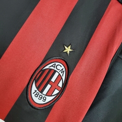 Camisa AC Milan Retrô 09/10 Torcedor Adidas Masculino - Preto e Vermelho - loja online