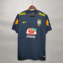 Camisa Seleção Brasileira Treino 21/22 Torcedor Nike Masculino - Azul Escuro - comprar online