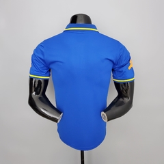 Camisa Seleção Brasileira Treino Polo 21/22 Nike - Azul - comprar online