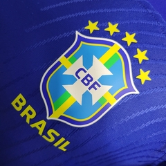 Imagem do Camisa Seleção Br@z!l II 2022/23 Azul - Nike - Jogador Masculina)