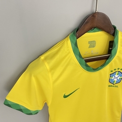 Camisa Seleção Brasileira Home 20/21 Torcedor Nike Feminina - Amarela - Lux Esports - Camisas de Futebol