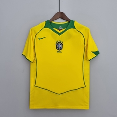 Camisa Seleção Brasileira Retrô 04/05 Torcedor Nike Masculino - Amarela