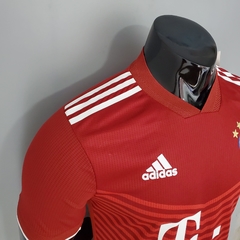 Camisa Bayern de Munique 1 21/22 Jogador Adidas Masculino - Vermelha - comprar online