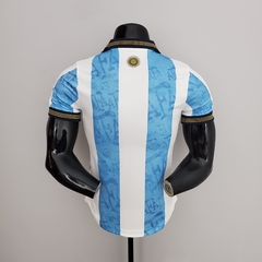 Camisa Seleção Argentina 1 22/23 Jogador Adidas Masculino - Azul e Branco na internet