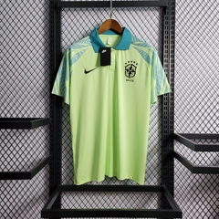 Camisa Seleção Br@z!l Polo 22/23 Torcedor Nike Masculina - Verde - comprar online