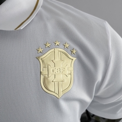 Imagem do Camisa Seleção Br@z!l Polo 22/23 Jogador Nike Masculina - Branca