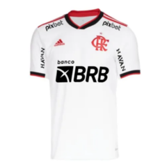 Camisa Flamengo lI 22/23 C/ Patrocínios Torcedor Adidas Masculino - Branca