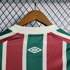 Camisa Fluminense I 22/23 Torcedor Umbro Masculino - Vermelho e Verde