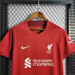 Camisa Liverpool I 22/23 Torcedor Nike Masculino - Vermelho - Lux Esports - Camisas de Futebol