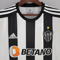 Camisa Atlético I 22/23 Torcedor Masculina - Preta/Branca - loja online