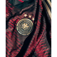 Camisa Seleção Alemanha II 2022/23 Vermelha/Preto - Torcedor Adidas Masculina - Lux Esports - Camisas de Futebol