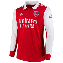 Camisa Arsenal I Manga Longa 22/23 Torcedor Adidas Masculina - Vermelha