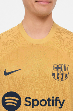 Camisa Barcelona II 22/23 Torcedor Nike Masculina - Dourada - Lux Esports - Camisas de Futebol