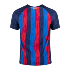 Camisa Barcelona I 22/23 Torcedor Nike Masculina - Vermelha e Azul - comprar online