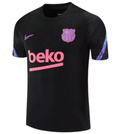 Camisa Barcelona Treino 21/22 Torcedor Nike Masculina - Preta