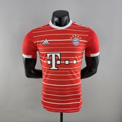 Camisa Bayern de Munique I 22/23 Jogador Adidas Masculino - Vermelha