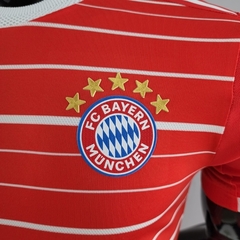 Camisa Bayern de Munique I 22/23 Jogador Adidas Masculino - Vermelha - loja online