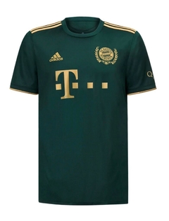 Camisa Bayern de Munique "Comemorativa" 21/22 Torcedor Adidas Masculina - Verde