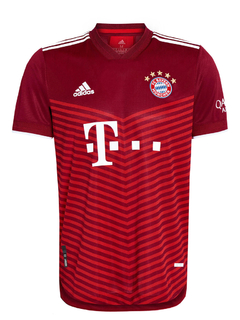 Camisa Bayern de Munique I 21/22 Torcedor Adidas Masculina - Vermemlha