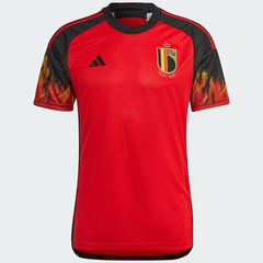 Camisa Seleção Bélgica I 2022/23 Vermelha - Torcedor Adidas Masculino