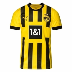 Camisa Borussia Dortmund 1 22/23 Torcedor Puma Masculina - Amarelo e Preto