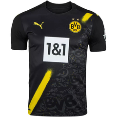 Camisa Borussia Away 20/21 Torcedor Puma Masculina - Preta