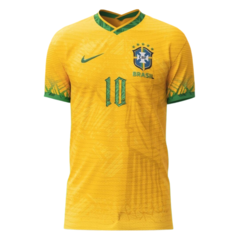 Camisa Seleção Brasileira Cristo Redentor 22/23 Torcedor Nike Masculina - Amarela