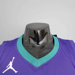 Regata Charlotte Hornets Roxa - Nike - Masculina - Lux Esports - Camisas de Futebol