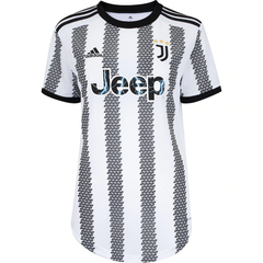 Camisa Juventus I 22/23 Torcedor Adidas Feminina - Preto e Branco