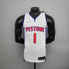 Regata Detroit Pistons Branca - Nike - Masculina