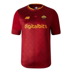 Camisa Roma I 22/23 Torcedor NewBalance Masculina - Vermelho