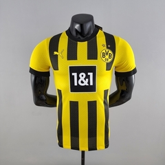 Camisa Borussia Dortmund I 22/23 Jogador Puma Masculina - Amarelo e Preto