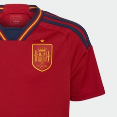 Camisa Seleção Espanha I 2022/23 Vermelha - Torcedor Adidas Masculino - Lux Esports - Camisas de Futebol