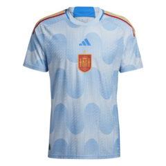 Camisa Seleção Espanha II 2022/23 Azul Celeste - Torcedor Adidas Masculino