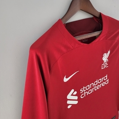 Camisa Liverpool Manga Longa 22/23 Torcedor Adidas Masculino - Vermelho na internet