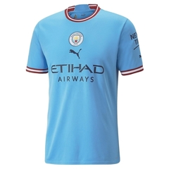 Camisa Manchester City I 22/23 Torcedor Puma Masculina - Azul