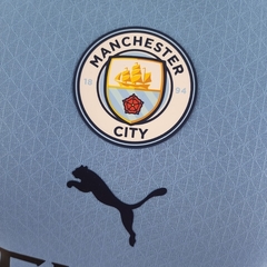 Camisa Manchester City I 22/23 Jogador Puma Masculino - Azul Bebê - loja online