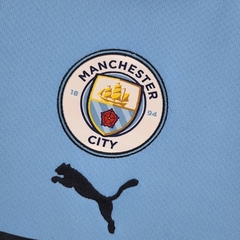 Camisa Manchester City I 22/23 Manga Longa Masculina - Azul - loja online