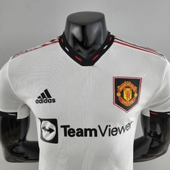 Camisa Manchester United II 22/23 Jogador Masculina Adidas - Branca - Lux Esports - Camisas de Futebol