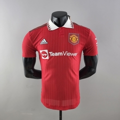 Camisa Manchester United I 22/23 Jogador Adidas Masculina - Vermelha