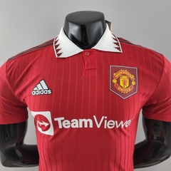 Camisa Manchester United I 22/23 Jogador Adidas Masculina - Vermelha - Lux Esports - Camisas de Futebol