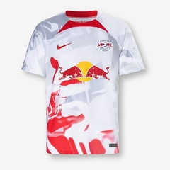 Camisa RB Leipzig I 2022/23 Branca - Torcedor Adidas Masculino - Vermelho