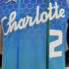 Regata Charlotte Hornets Azul Clara - Nike - Masculina - loja online