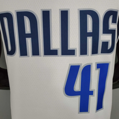 Regata Dallas Mavericks Branca - Nike - Masculina - Lux Esports - Camisas de Futebol