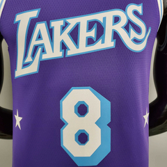 Regata Los Angeles Lakers City Edition Roxa - Nike - Masculina - loja online