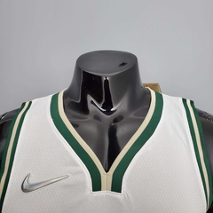 Regata Milkwaukee Bucks Branca - Nike - Masculina - Lux Esports - Camisas de Futebol