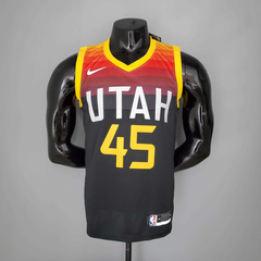 Regata Utah Jazz Preta e Amarela - Nike - Masculina