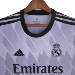 Camisa Real Madrid II 22/23 Torcedor Adidas Masculina - Roxa - Lux Esports - Camisas de Futebol