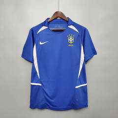 Camisa Seleção Brasileira Retrô 2002 Torcedor Nike Masculino - Azul